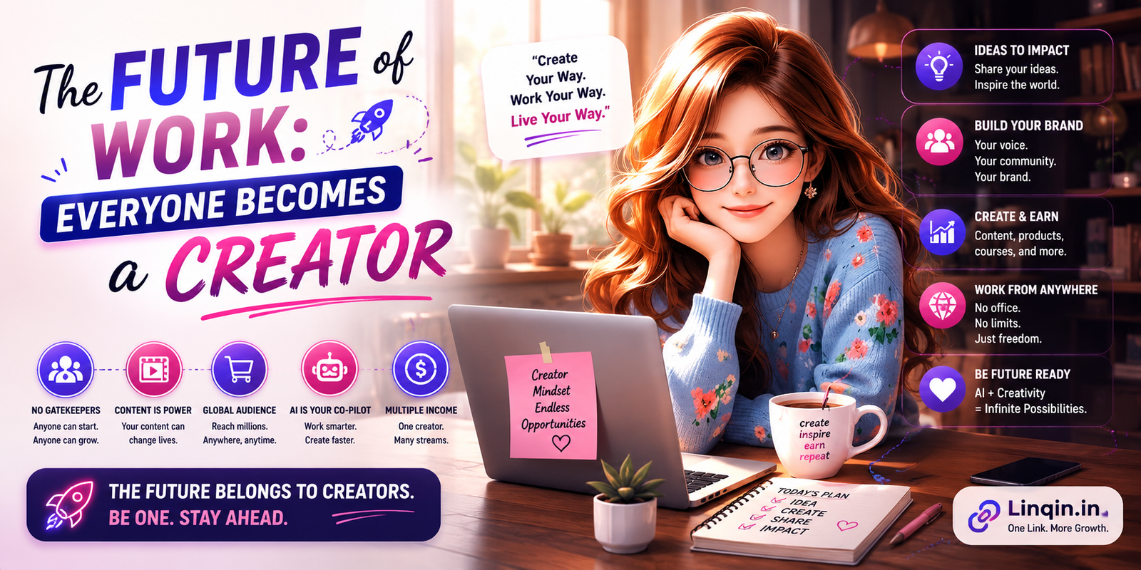 The Future of Work: Everyone Becomes a Creator