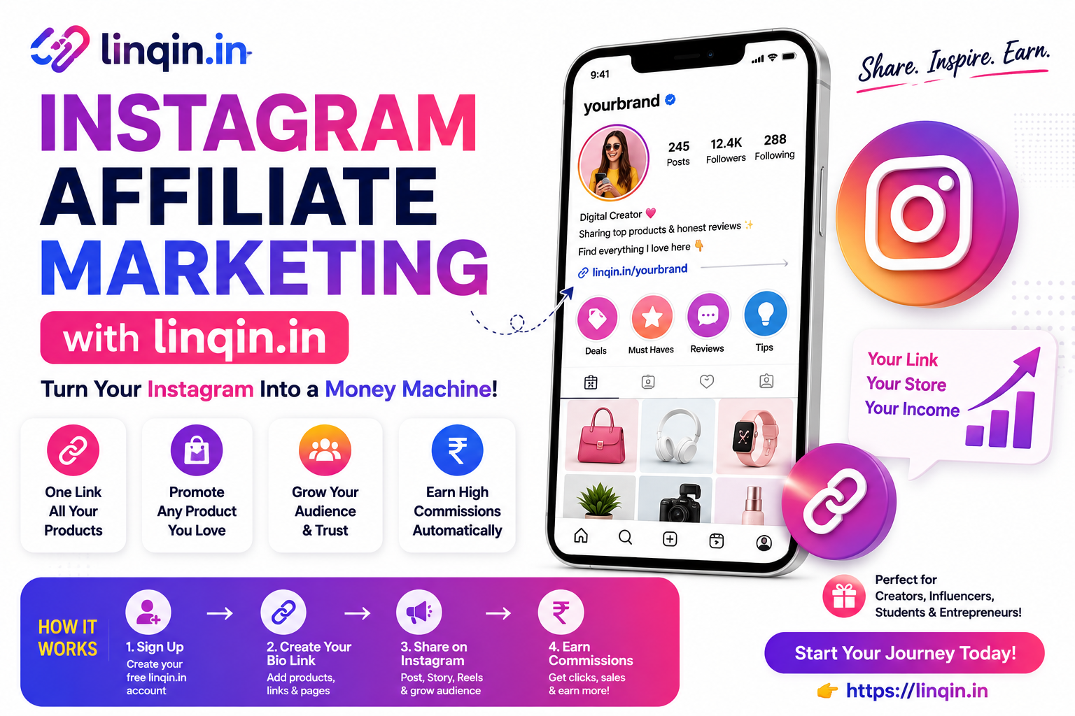 Instagram Affiliate Marketing with Linqin: The Complete 2026 Guide