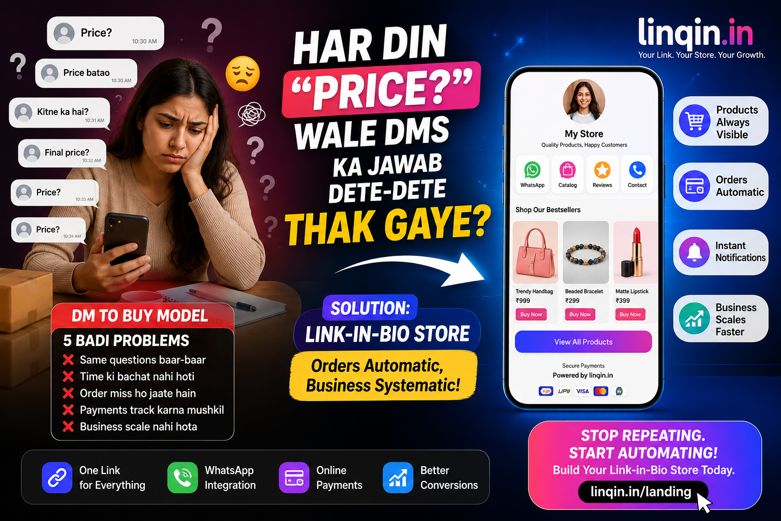 DM to Buy: Instagram DM Se Bechna Band Karo, Store Se Becho (2026 Guide)