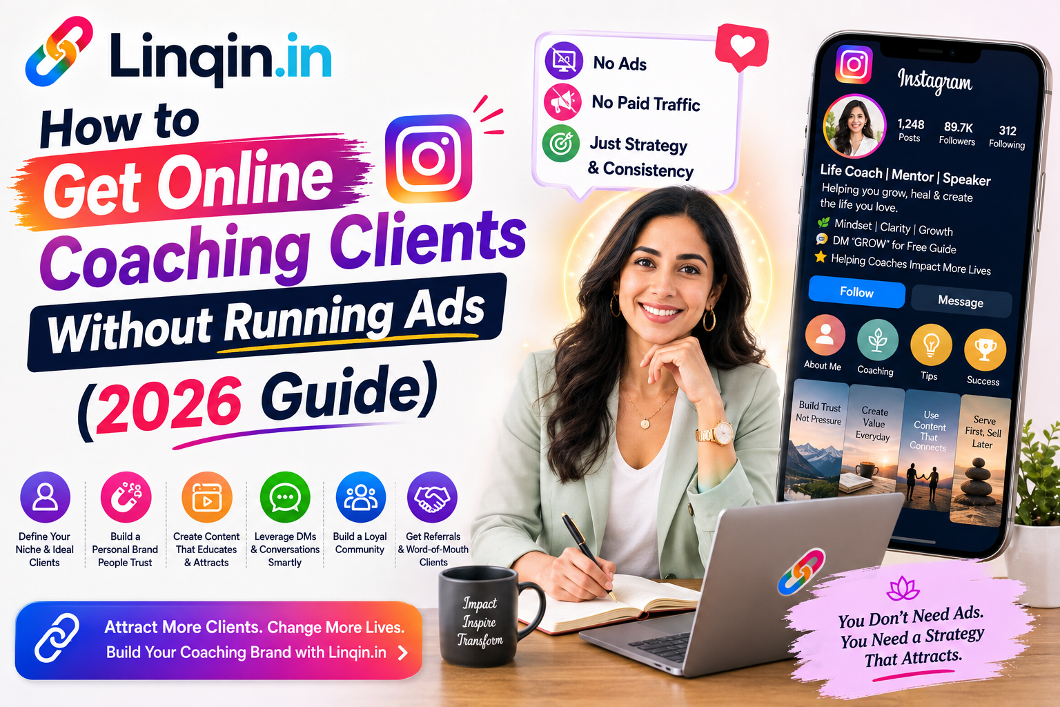 How to Get Online Coaching Clients Without Running Ads (2026 Guide)