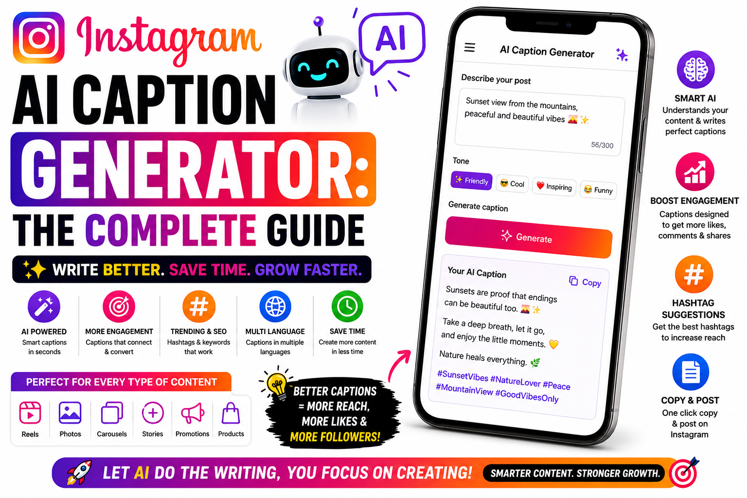 Instagram AI Caption Generator: The Complete Guide (2026) – Write Viral Captions Faster