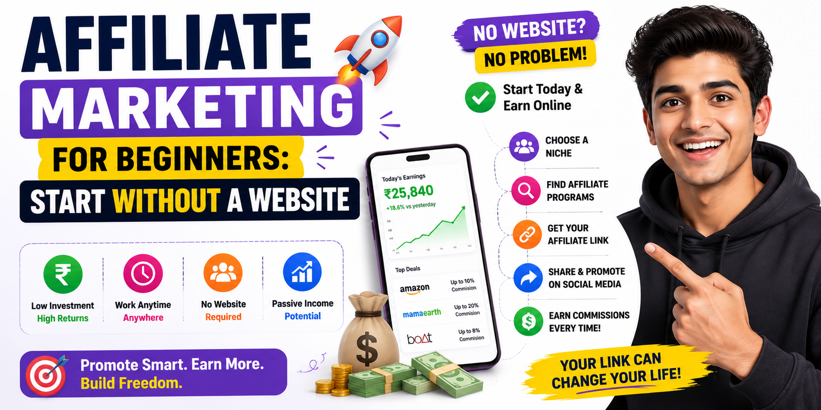 Affiliate Marketing for Beginners: Start Without a Website
