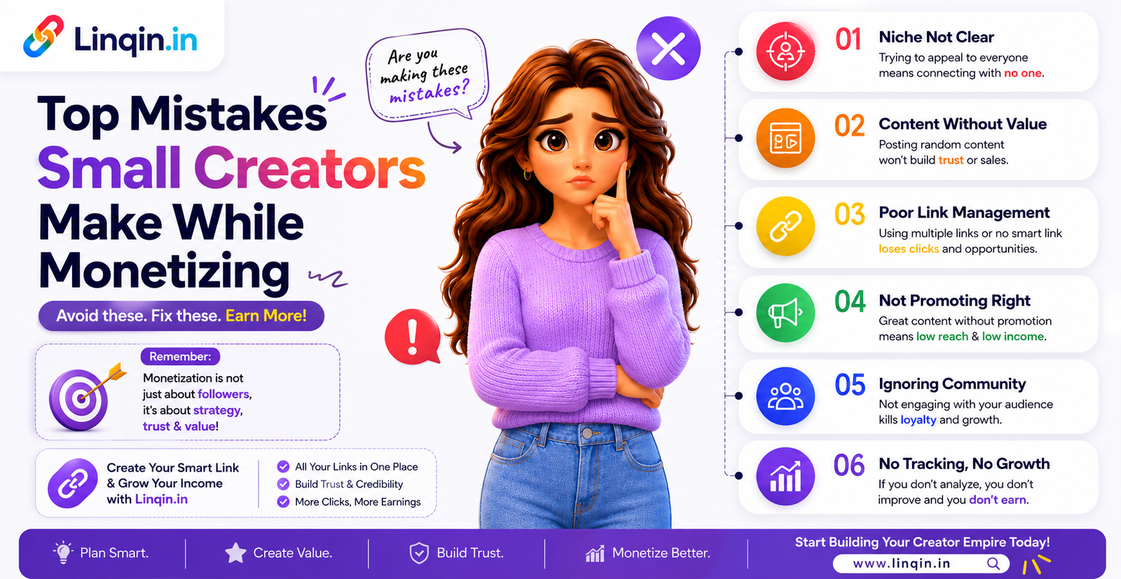 Top 10 Mistakes Small Creators Make While Monetizing (And How to Fix Them)