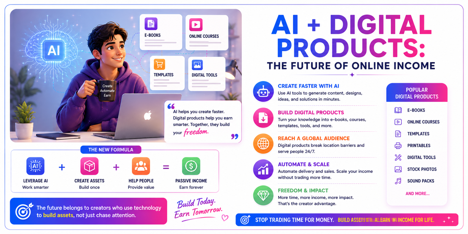 AI + Digital Products: The Future of Online Income