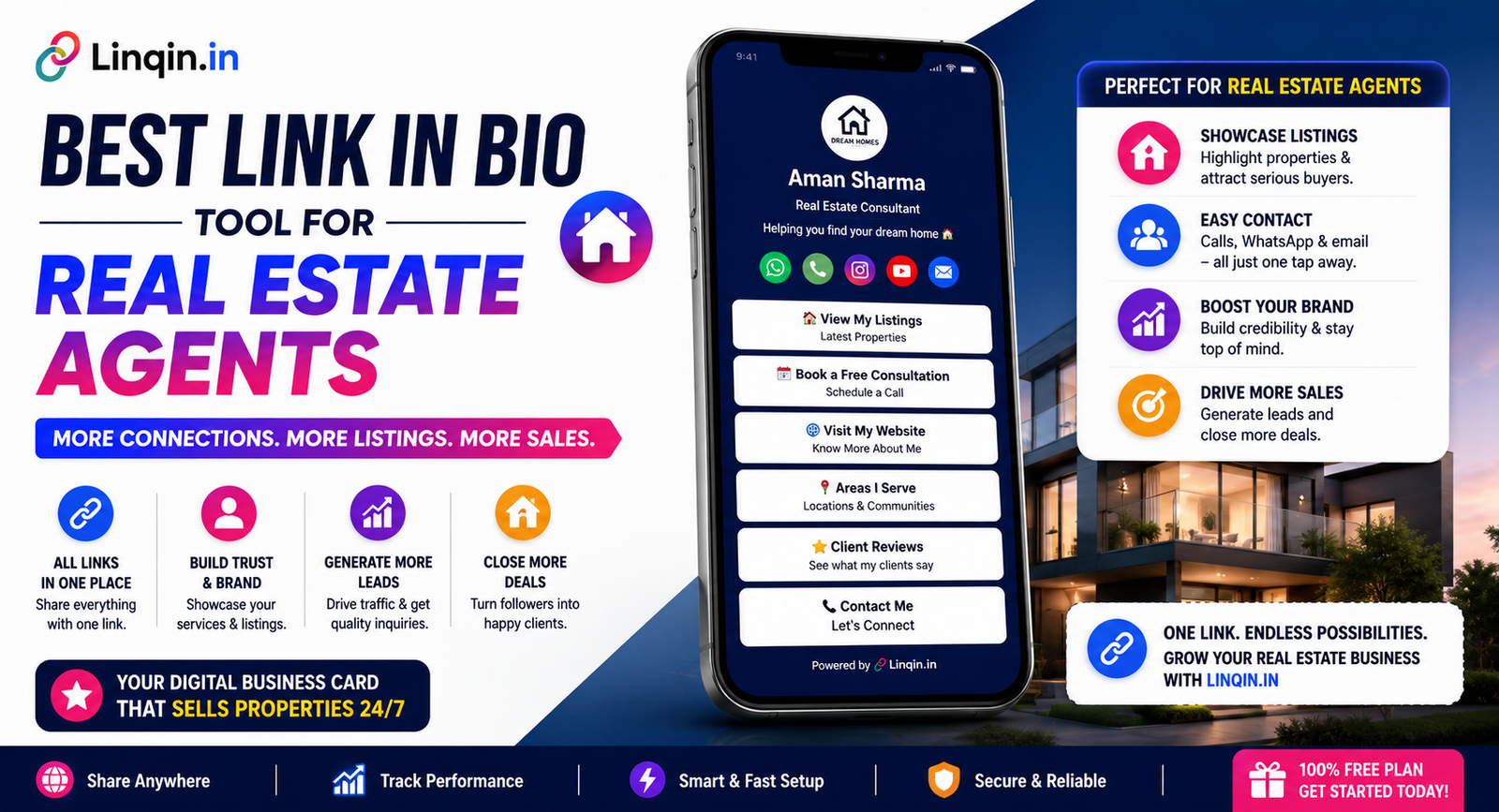 Best Link in Bio Tool for Real Estate Agents in 2026 (Ranked & Reviewed)