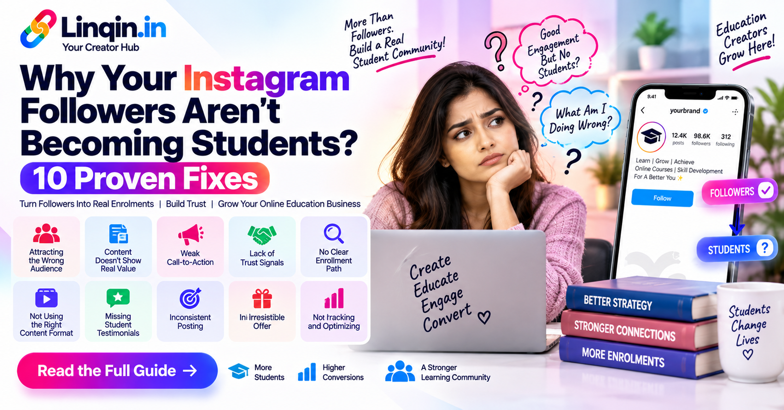 Why Your Instagram Followers Aren’t Becoming Students: 10 Proven Fixes