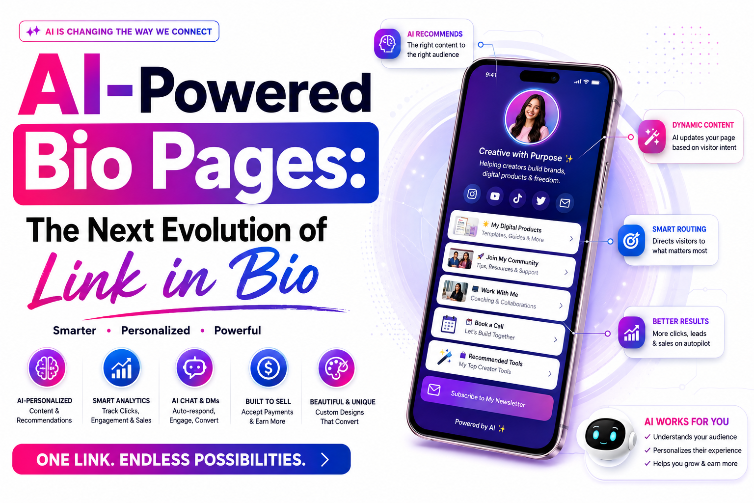 AI-Powered Bio Pages: The Next Evolution of Link in Bio (2026 Guide)
