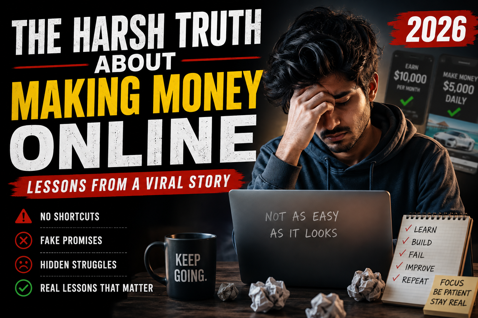 The Harsh Truth About Making Money Online: Lessons From a Viral Story (2026)
