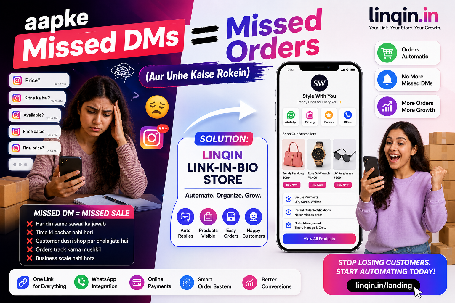 Aapke Missed DMs = Missed Orders (Aur Unhe Kaise Rokein)