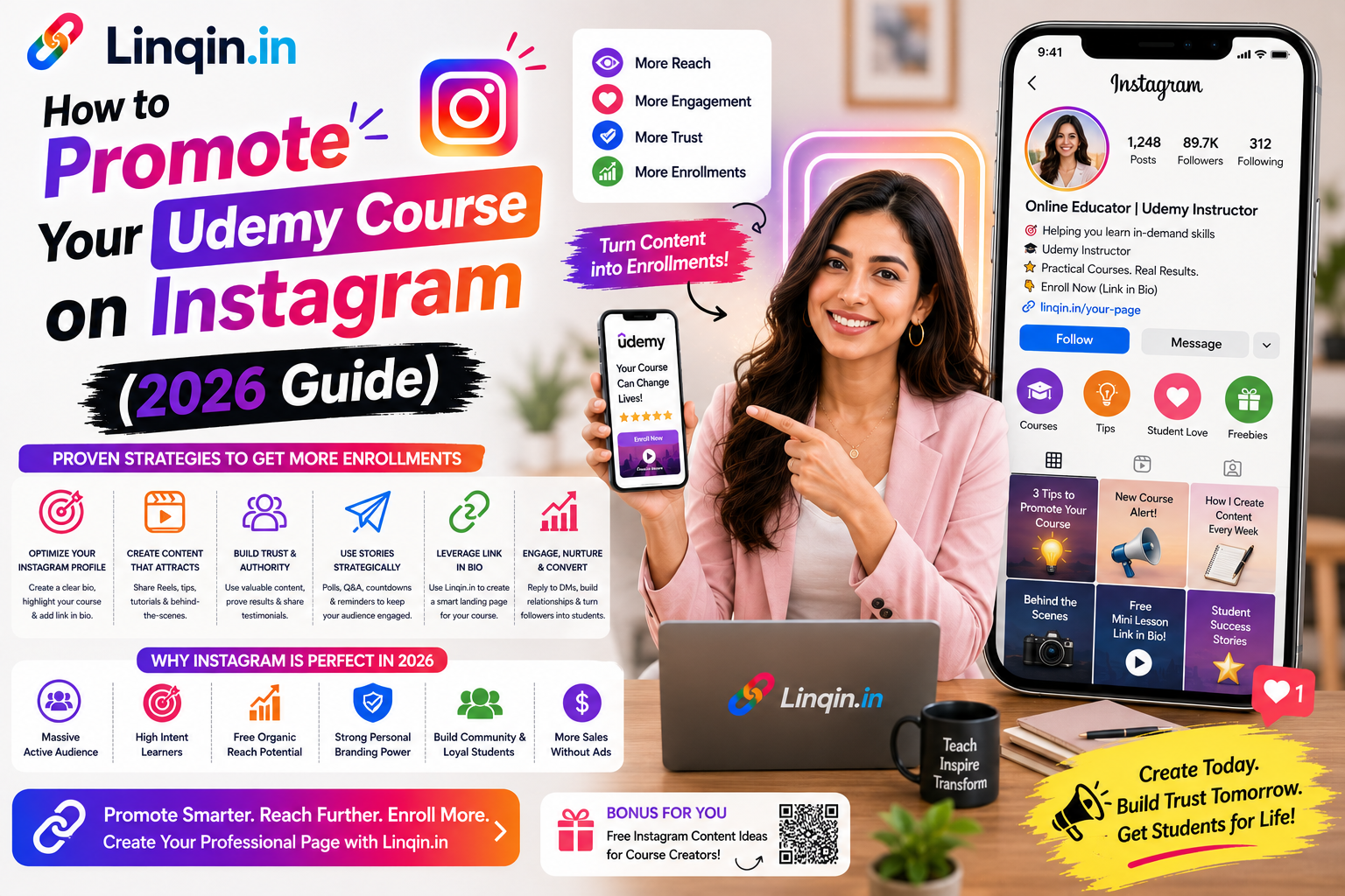 How to Promote Your Udemy Course on Instagram (2026 Guide)