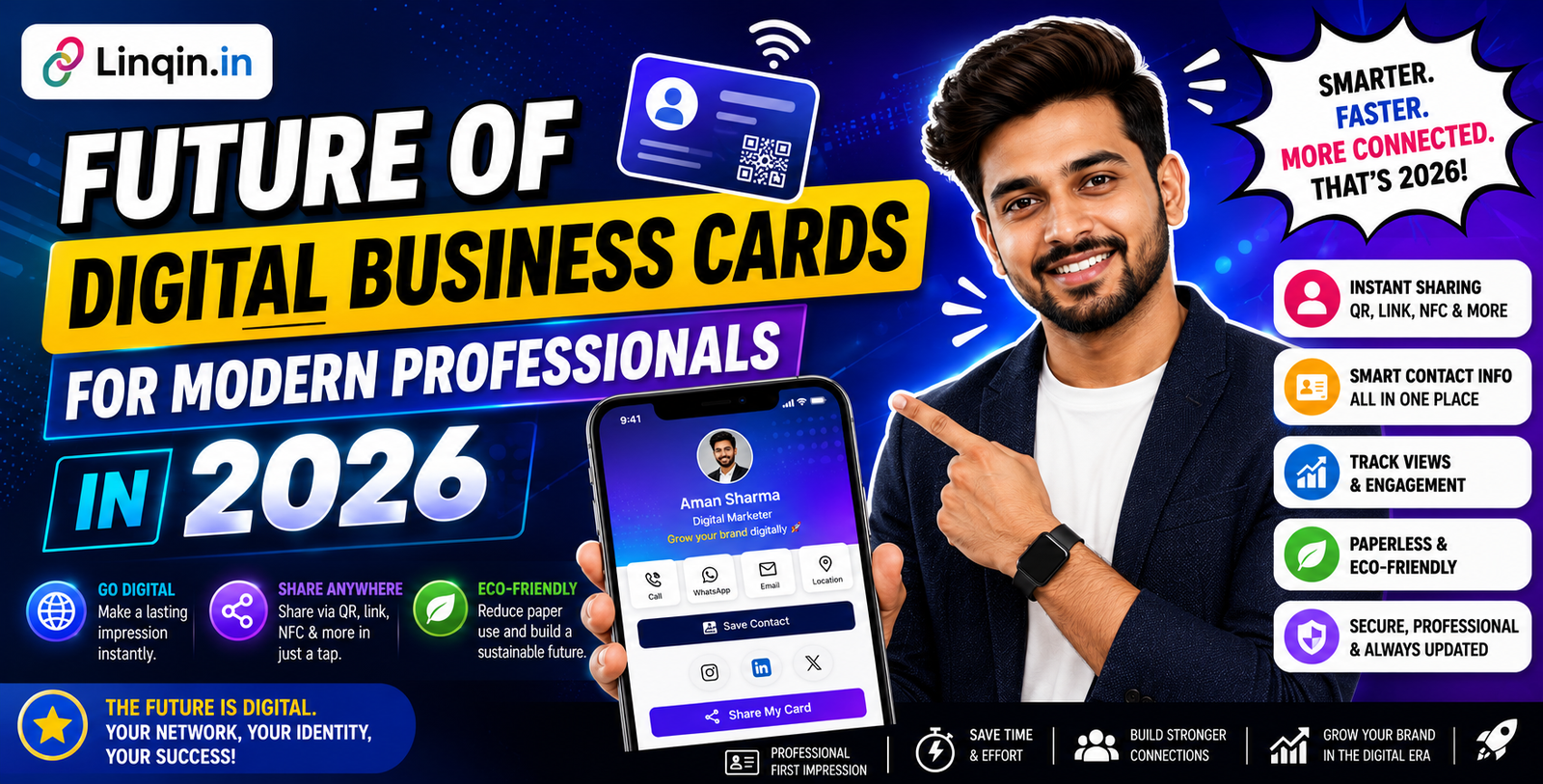 "Future of Digital Business Cards for Modern Professionals in 2026"