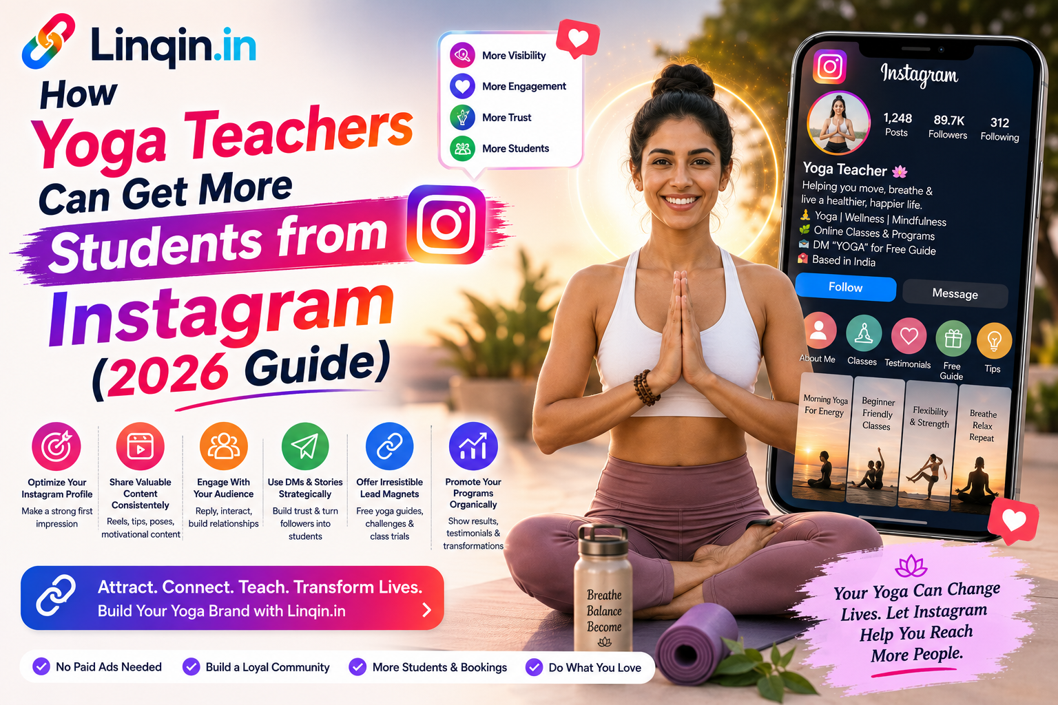 How Yoga Teachers Can Get More Students from Instagram (2026 Guide)