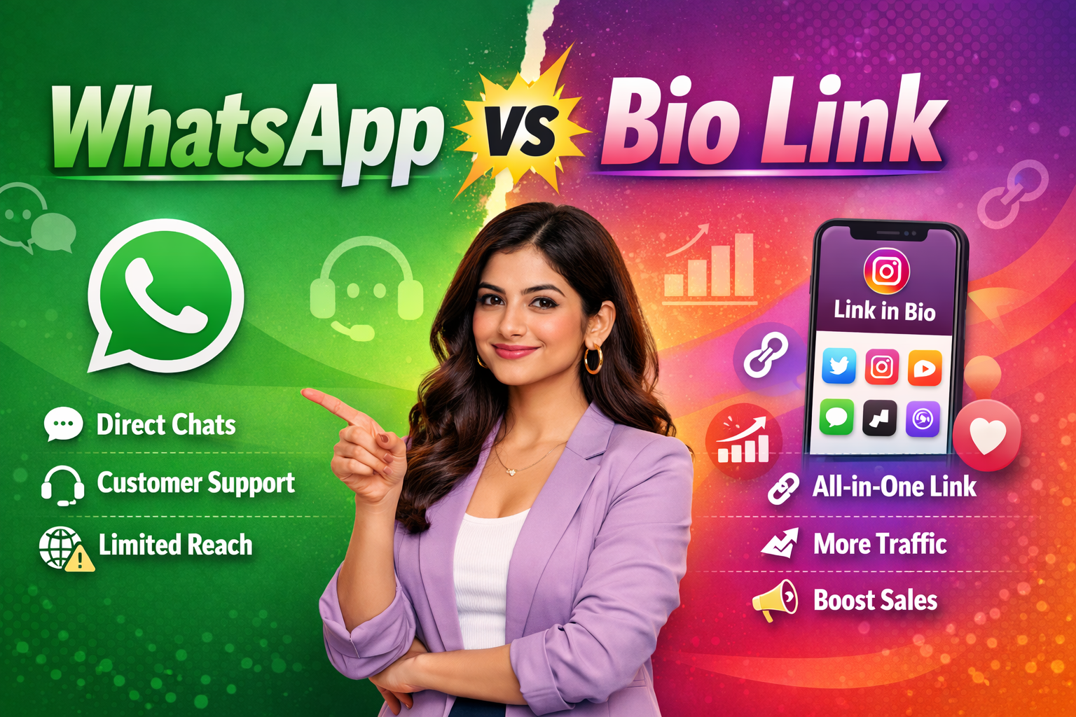 WhatsApp Business vs Bio Link — What Should Small Businesses Use? (2026)
