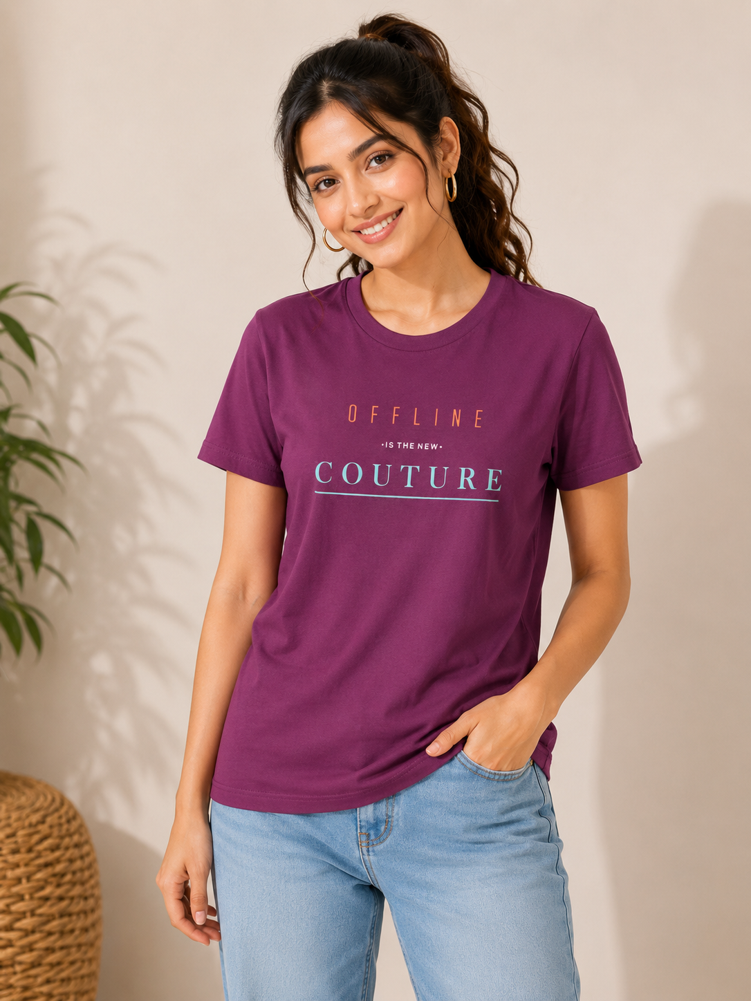 Style that never goes out of fashion! 😍 Soft fabric, trendy design and all-day comfort. Shop your favourite tee today. 🛍️