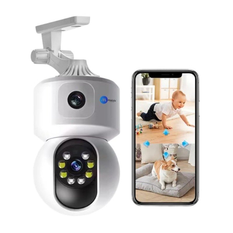 3 MP WiFi Home Security Camera – 360° PTZ Coverage | Color Night Vision | Smart Motion & Human Detection | 2-Way Talk