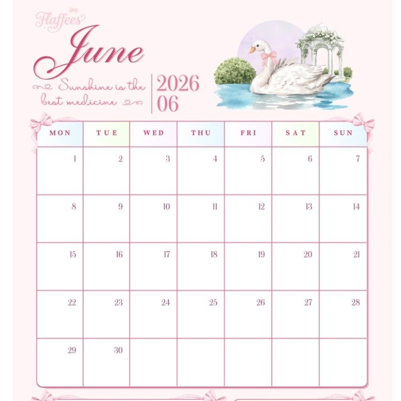 June 2026 planner